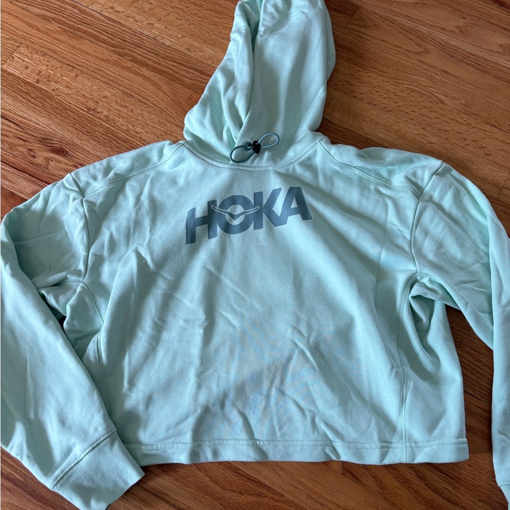 Hoka Cropped Hoodie, Medium